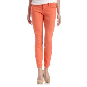 Peachy orange jeans
